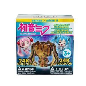 Hatsune Miku Series 2 Snow Miku GOLD PLATED HATSUNE 24K Chase Backpack Hangers